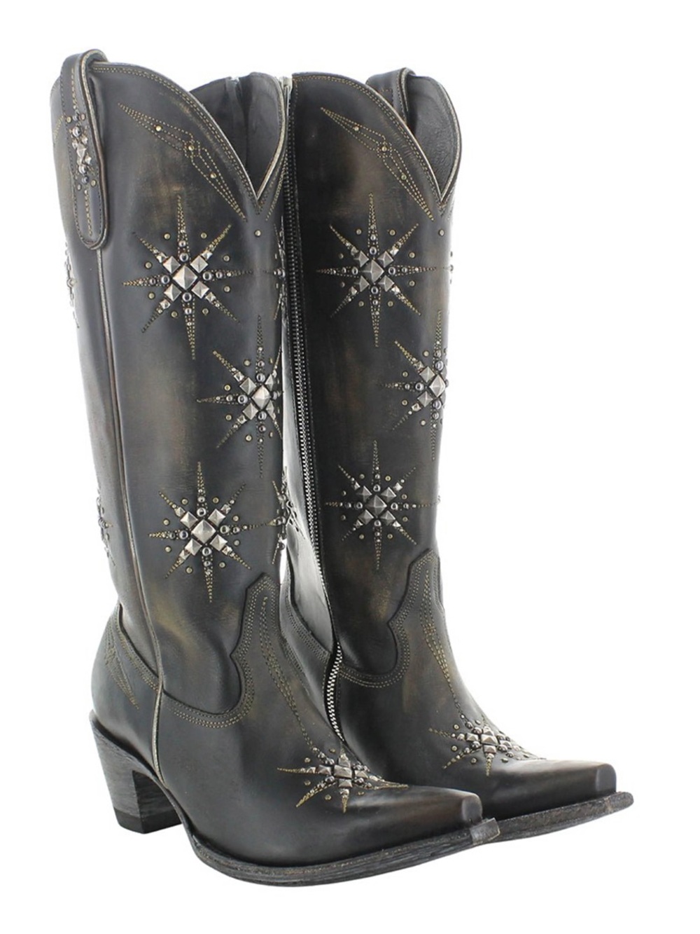 Old Gringo Starletta boots very cool lazer cut studs reflect light RTL $995 8.5